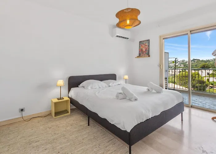 Daire Le Thalassa - Spacious - Sea View - Ac - Parking - Pool *