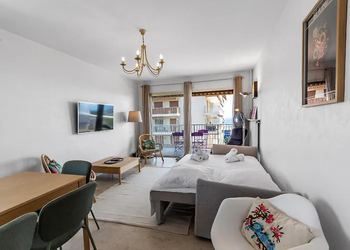 Daire Le Thalassa - Spacious - Sea View - Ac - Parking - Pool