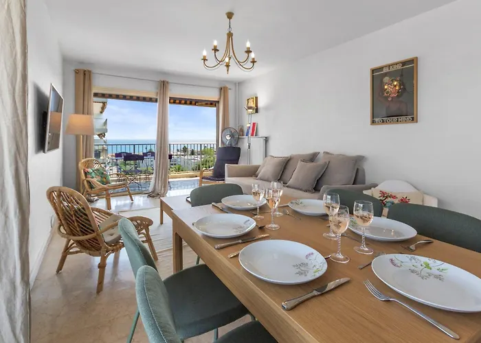 Apartment Le Thalassa - Spacious - Sea View - Ac - Parking - Pool Antibes